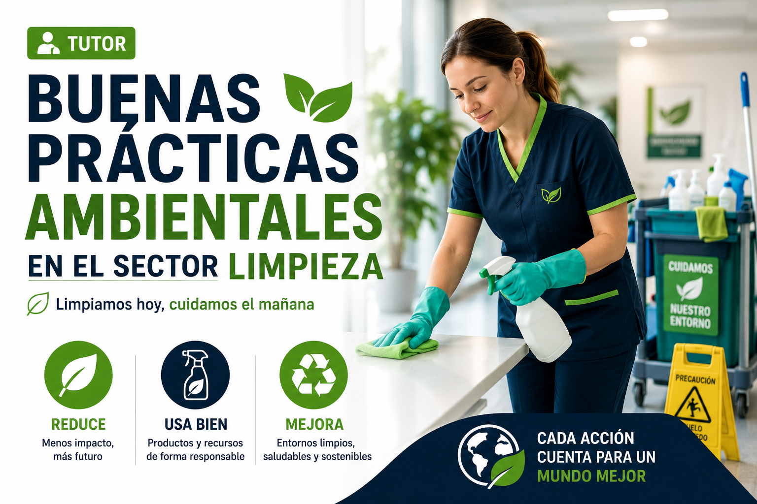 Tutor buenas prácticas ambientales en el sector limpieza - Cursos ...