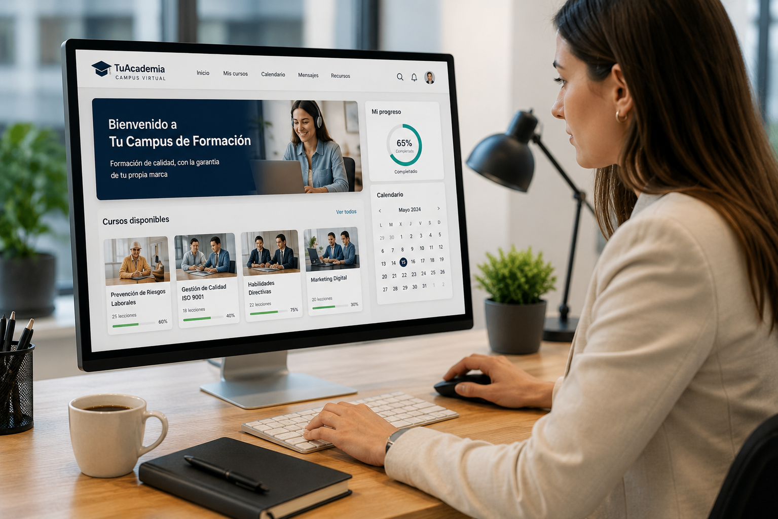 Cursos online en marca blanca para academias, consultoras y empresas de formación