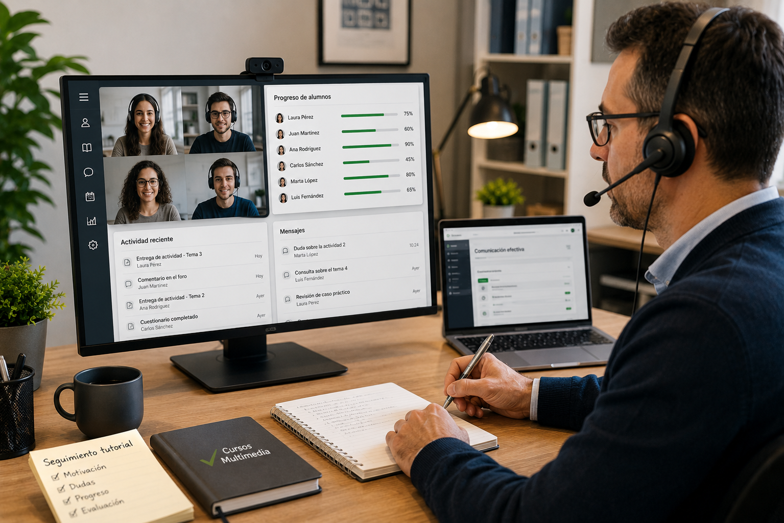 Tutorías profesionales para formación bonificada FUNDAE y SEPE